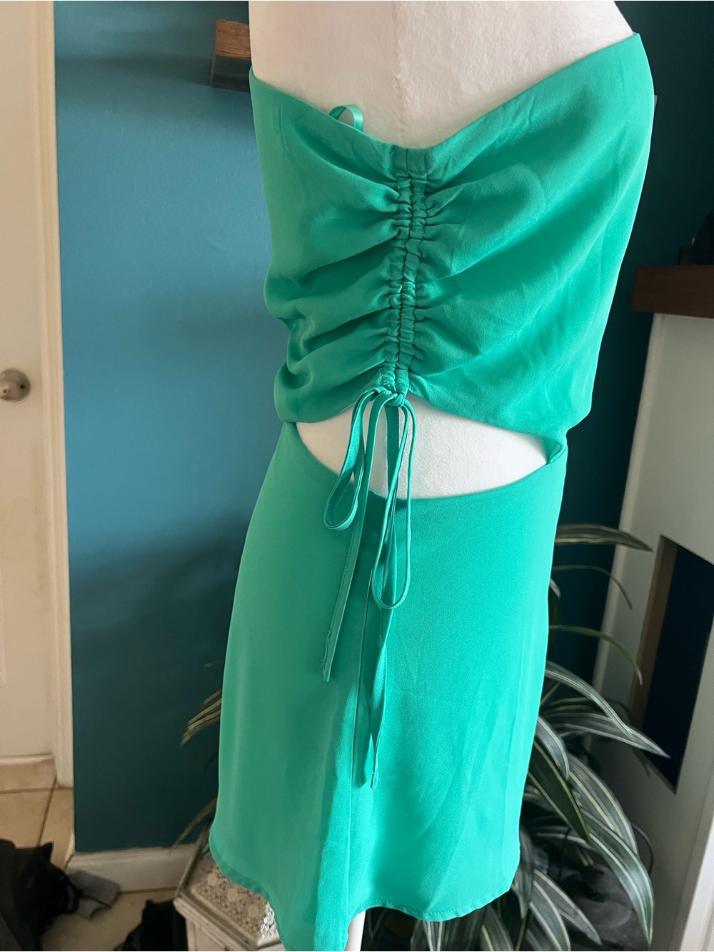 superdown Mint One-Shoulder Romper - Picture 4 of 5